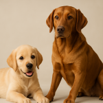 Cachorra y cachorras labrador